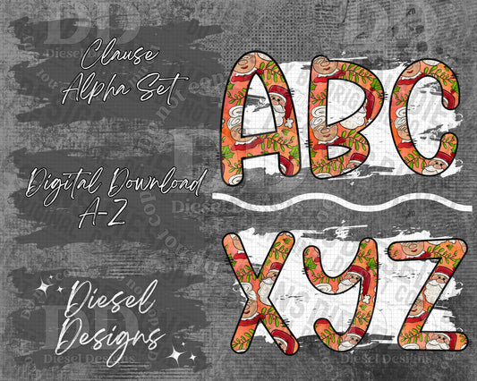 Clause | 300 DPI | Transparent PNG | Alpha Set | A-Z Included |