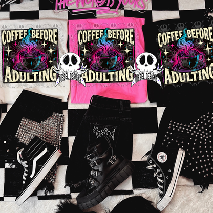 The Caffeinated Collab With RevelYou Designs | 300 DPI | PNG | Collab | Digital File Only