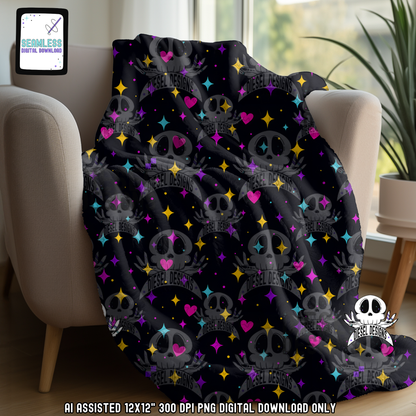 Colorful Stars Seamless | Seamless File | 300 DPI | 12" x 12" | Digital File only