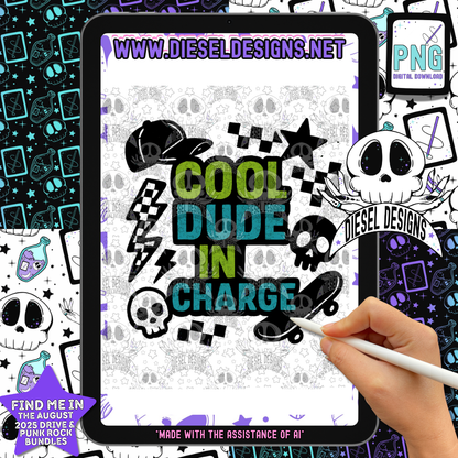Punk Rock Bundle- Boy Designs  | 300 DPI | Transparent PNG | Digital File Only | Bundle