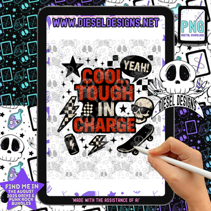 Punk Rock Bundle- Boy Designs  | 300 DPI | Transparent PNG | Digital File Only | Bundle