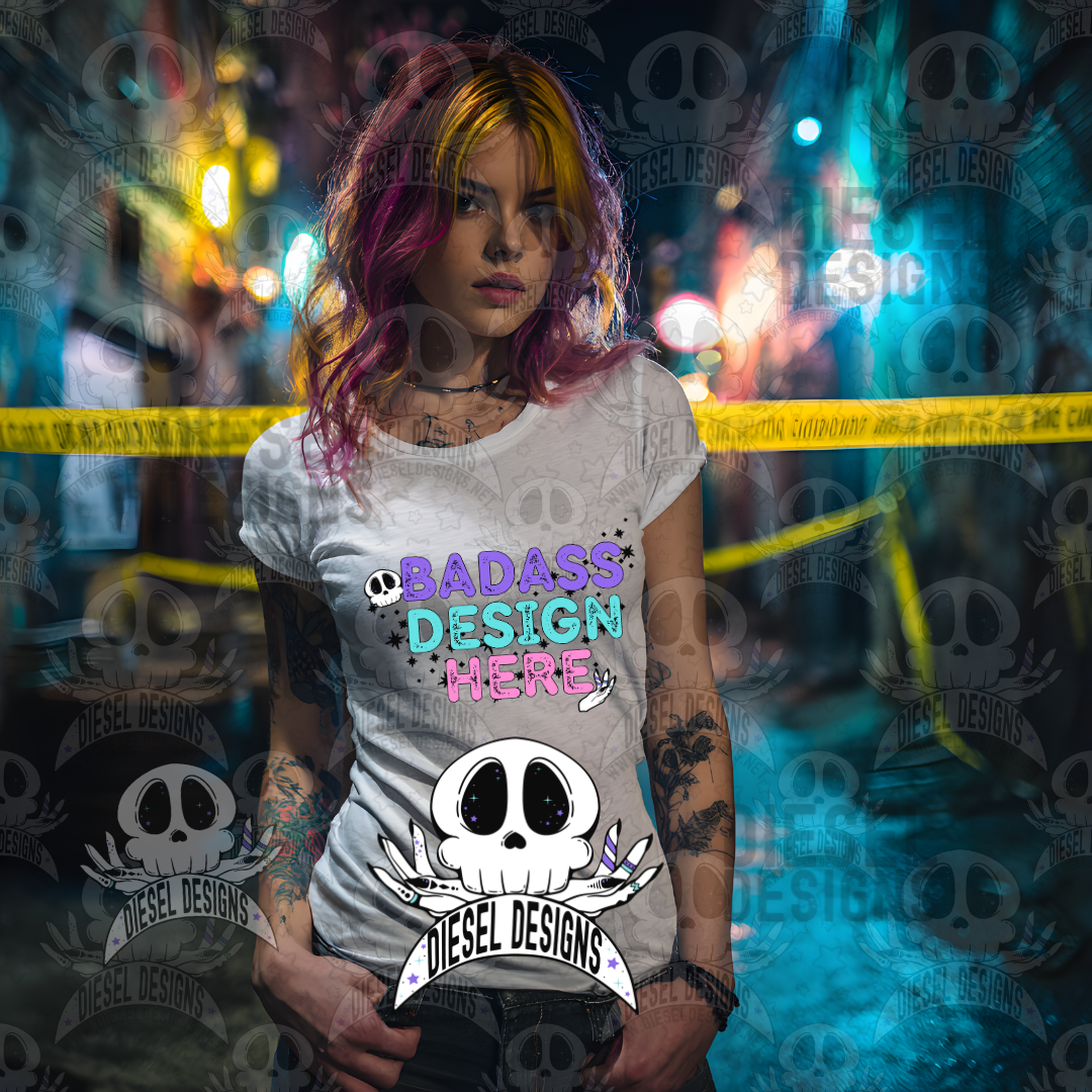 White Tshirt Crime Scene 2 Set of 11 Mock Ups | AI Assisted Mock UP | PNG |