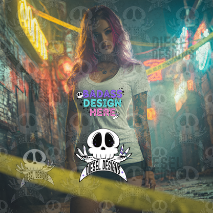 White Tshirt Crime Scene 2 Set of 11 Mock Ups | AI Assisted Mock UP | PNG |