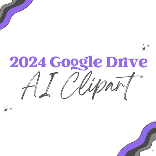 2024 AI Clipart Drive  | 300 DPI | AI Assisted | Clipart