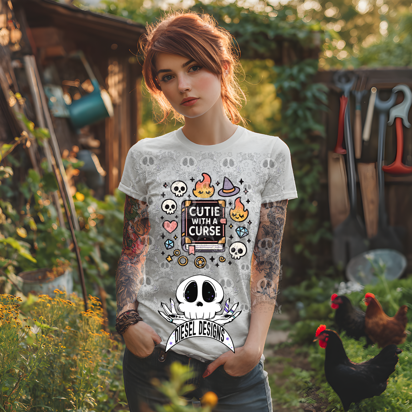 Cutie With A Curse V2 PNG  | 300 DPI | Transparent PNG | Digital File Only