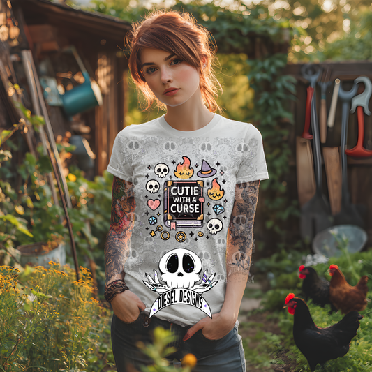 Cutie With A Curse V2 PNG  | 300 DPI | Transparent PNG | Digital File Only