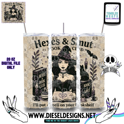 Hexes and Smut Tumbler | 20oz. Tumbler Wrap | 300 DPI | Digital File Only