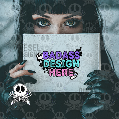 Makeup Bag / Clutch Mock Up Set of 7 | AI Assisted Mock UP | PNG |