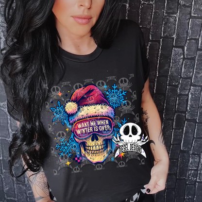 Wake Me When Winter Is Over PNG  | 300 DPI | Transparent PNG | Digital File Only