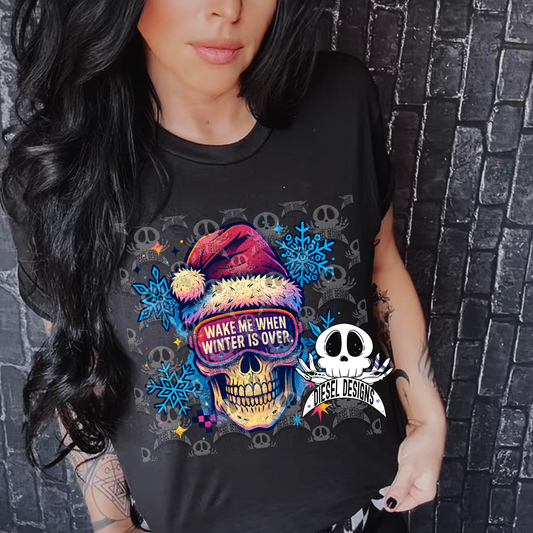 Wake Me When Winter Is Over PNG  | 300 DPI | Transparent PNG | Digital File Only