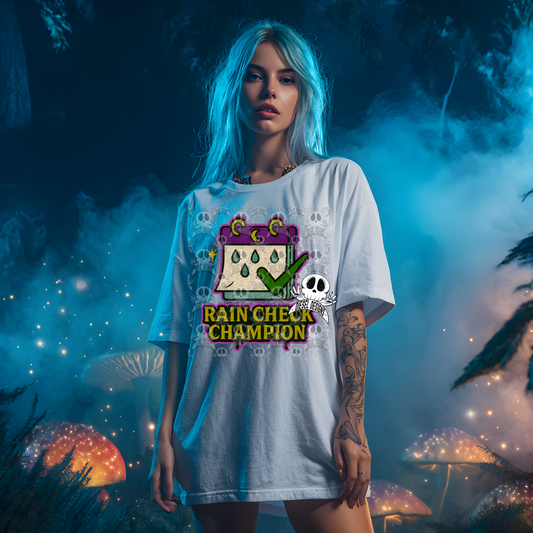 Rain Check Champion PNG  | 300 DPI | Transparent PNG | Digital File Only