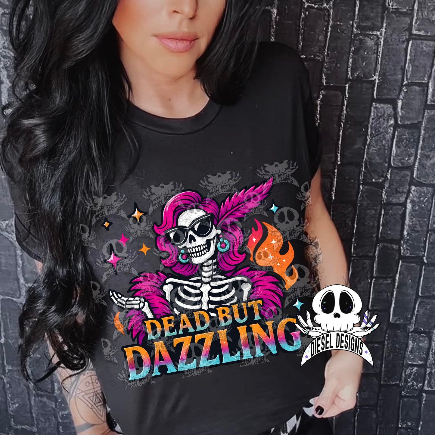 Dead But Dazzling PNG  | 300 DPI | Transparent PNG | Digital File Only