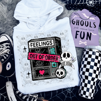 Feelings Out Of Order PNG  | 300 DPI | Transparent PNG | Digital File Only