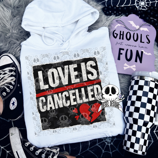 Love Is Canceled PNG  | 300 DPI | Transparent PNG | Digital File Only