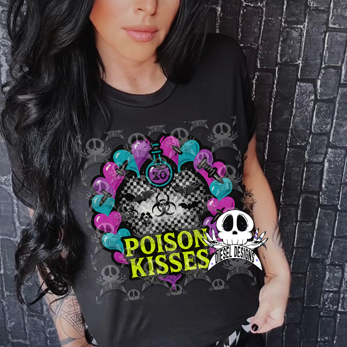 Poison Kisses PNG  | 300 DPI | Transparent PNG | Digital File Only