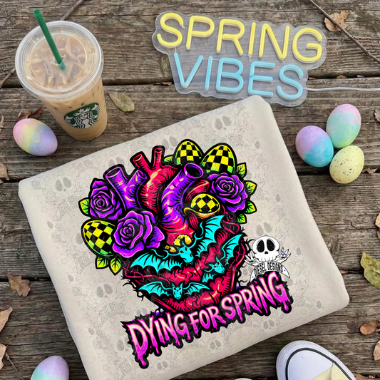 Dying For Spring PNG  | 300 DPI | Transparent PNG | Digital File Only