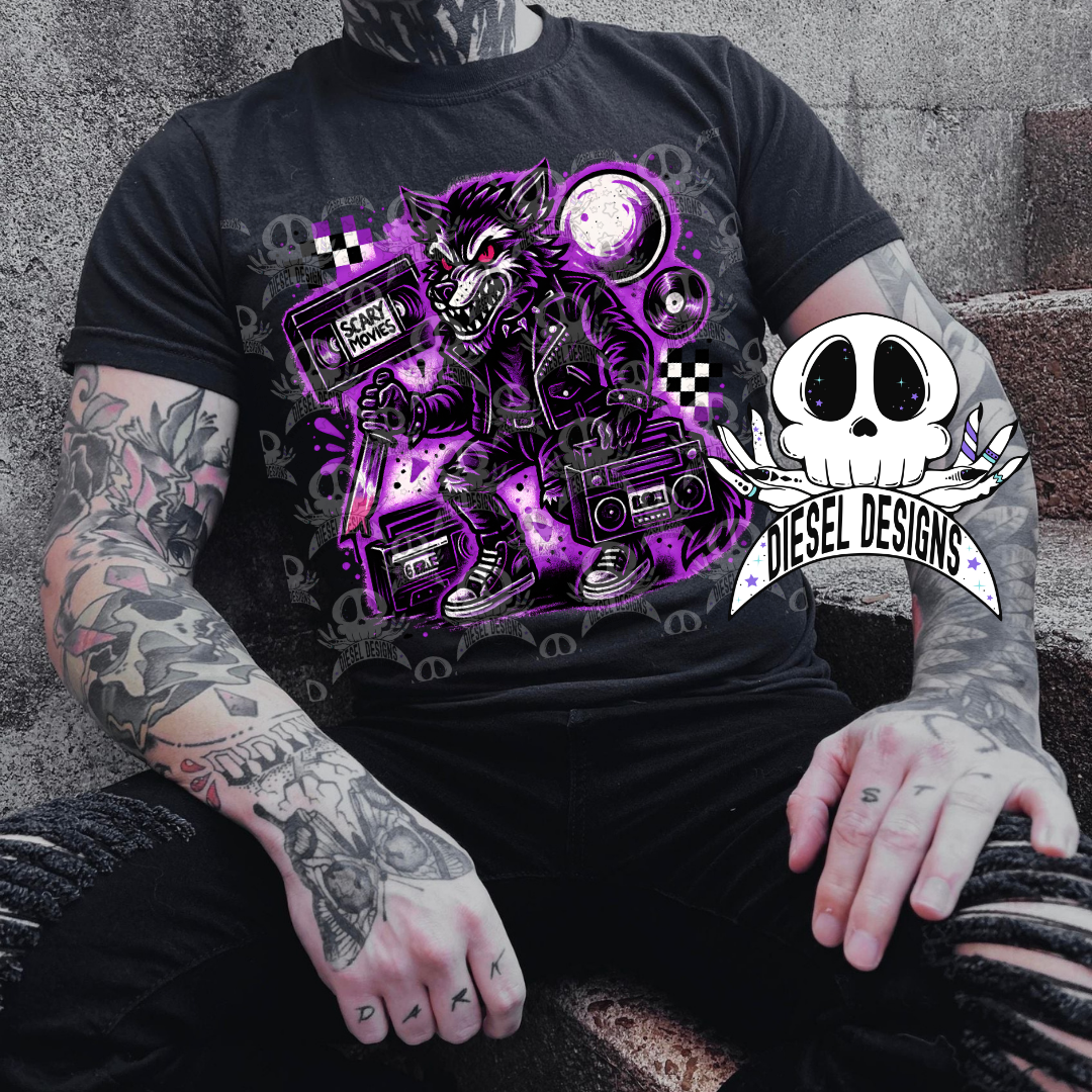 Werewolf Scary Movie PNG  | 300 DPI | Transparent PNG | Digital File Only