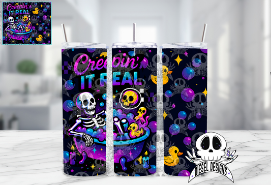 Creeping It Real Tumbler | 20oz. Tumbler Wrap | 300 DPI | Digital File Only
