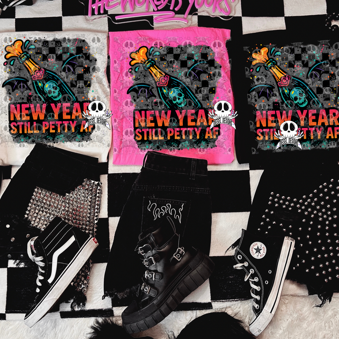 New Year Resolutions Bundle | 300 DPI | PNG | Bundles | Digital File Only