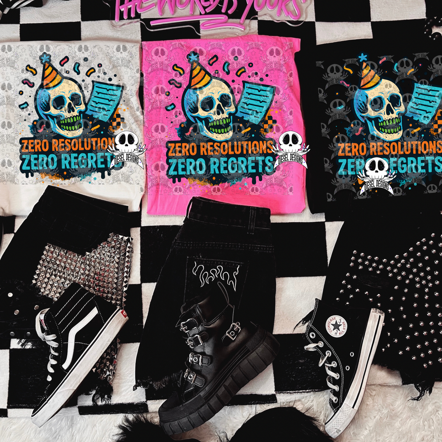 New Year Resolutions Bundle | 300 DPI | PNG | Bundles | Digital File Only