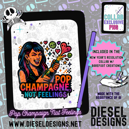 New Year Resolutions Bundle | 300 DPI | PNG | Bundles | Digital File Only