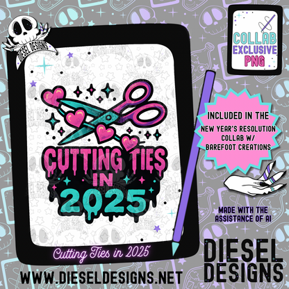 New Year Resolutions Bundle | 300 DPI | PNG | Bundles | Digital File Only