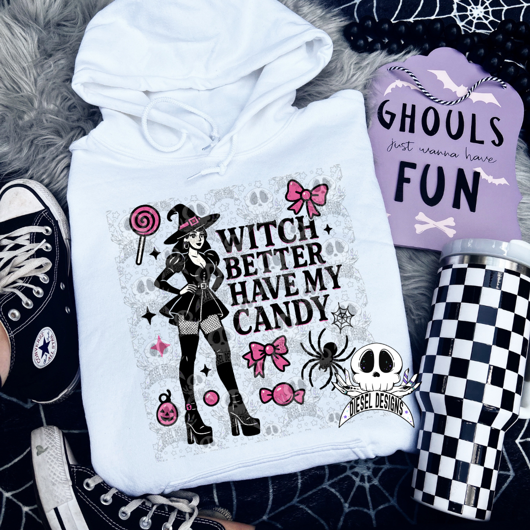 Witch Better Have My Candy V2 — Cute Halloween PNG for Shirts, Stickers, Tumblers &amp; Sublimation (Digital Download)