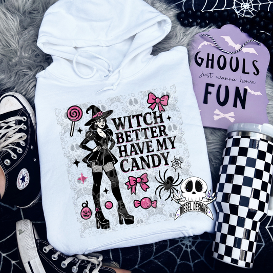 Witch Better Have My Candy V2 — Cute Halloween PNG for Shirts, Stickers, Tumblers &amp; Sublimation (Digital Download)