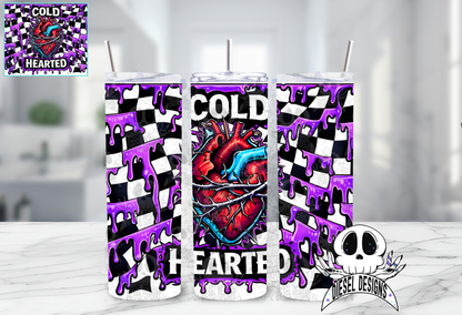 Cold Hearted Tumbler | 20oz. Tumbler Wrap | 300 DPI | Digital File Only