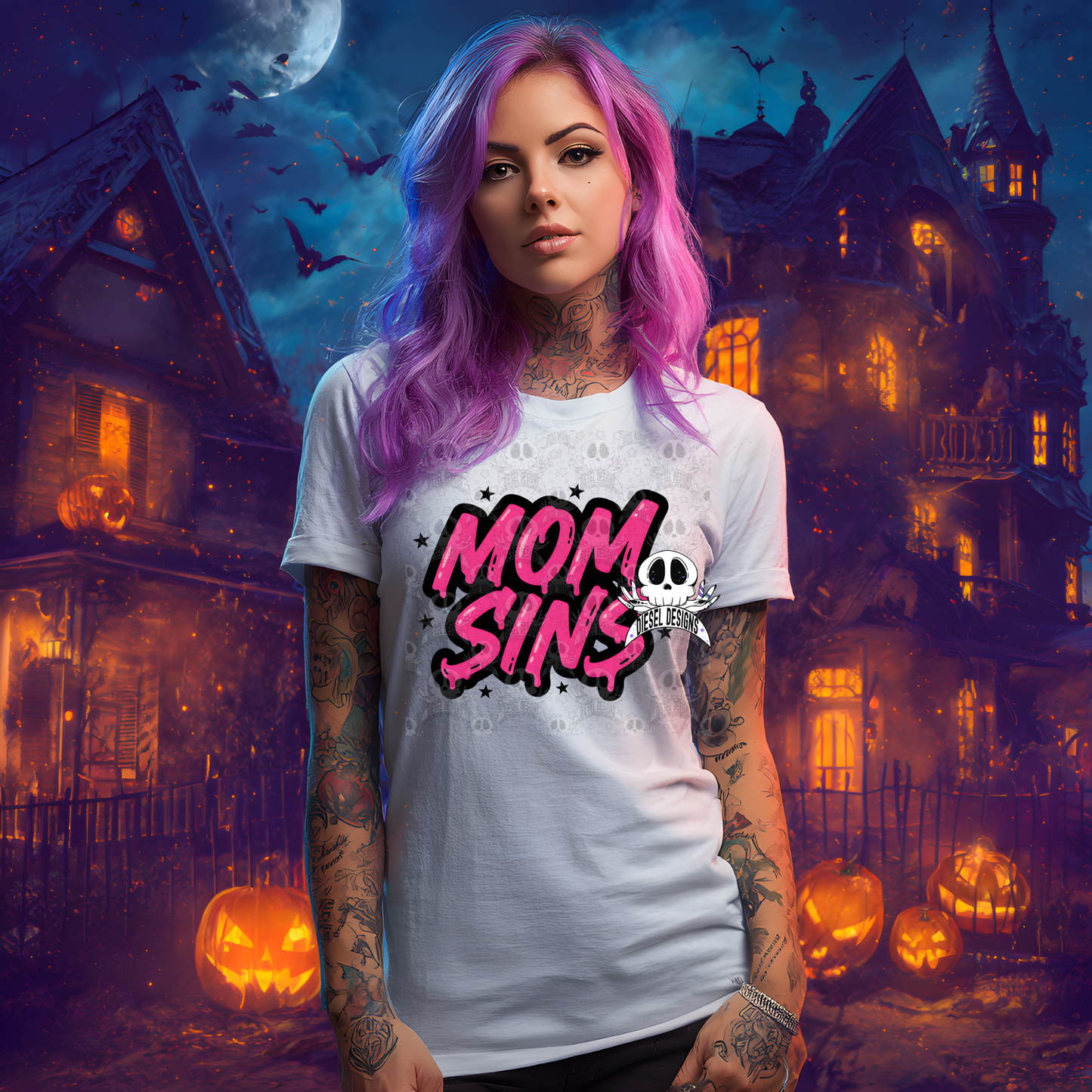 Mom Sins PNG  | 300 DPI | Transparent PNG | Digital File Only
