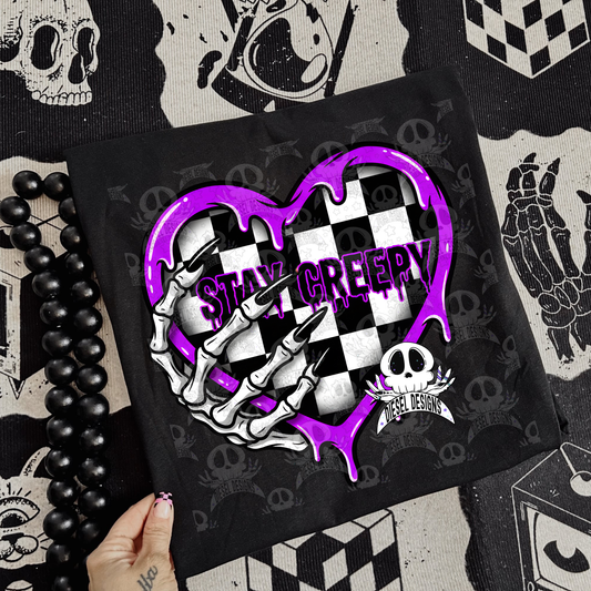 Stay Creepy V2 PNG  | 300 DPI | Transparent PNG | Digital File Only