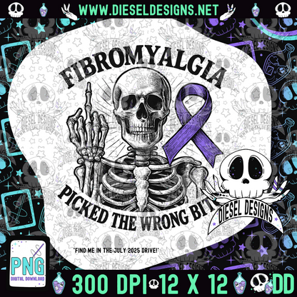 Fibromyalgia Bundle 1  | 300 DPI | Transparent PNG | Digital File Only | Bundle