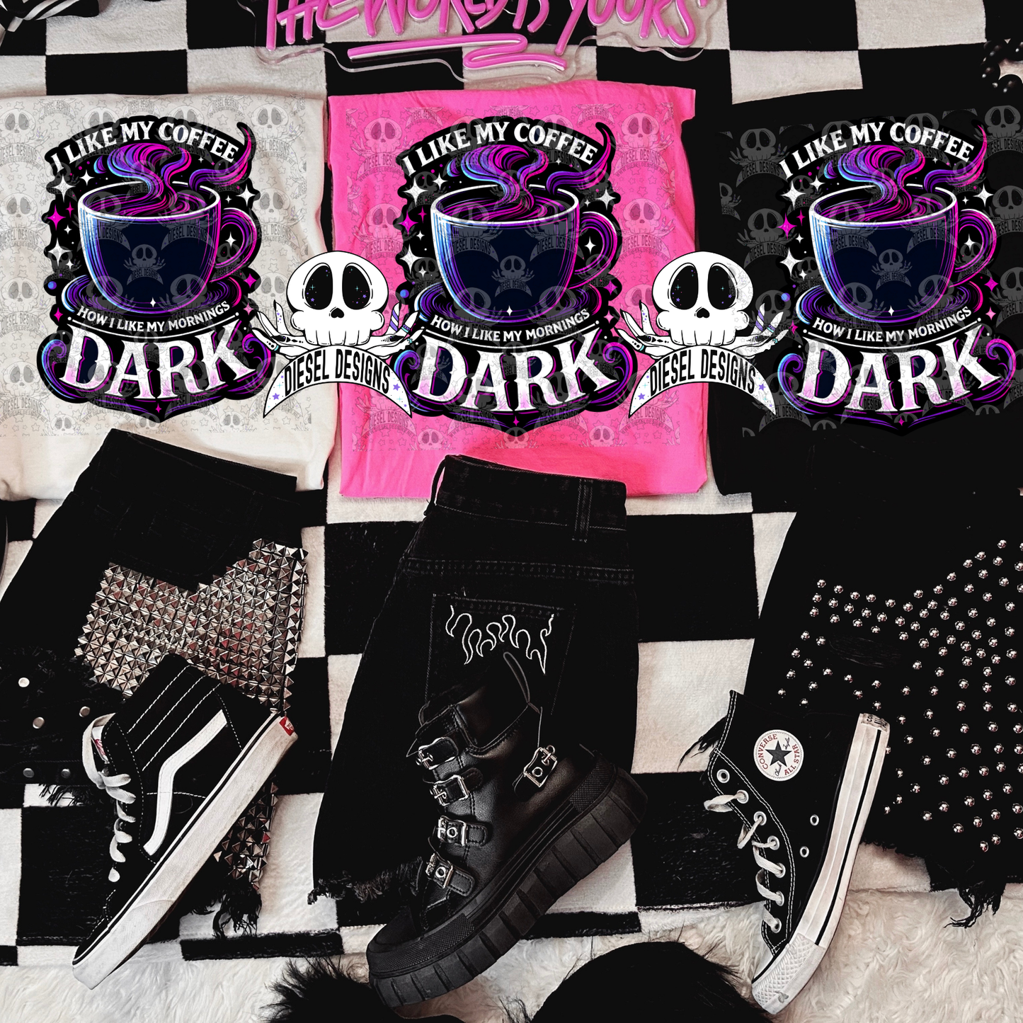 The Caffeinated Collab With RevelYou Designs | 300 DPI | PNG | Collab | Digital File Only