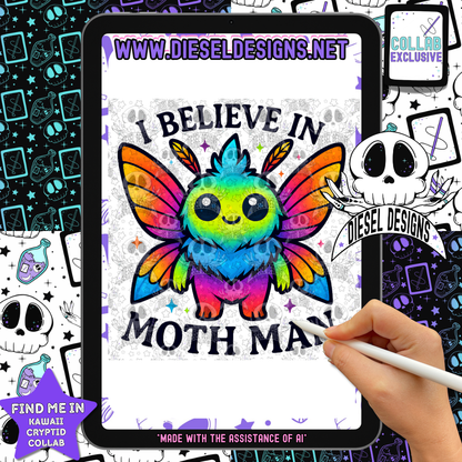 Kawaii Cryptids Collab With Emerald Ink|  Files | PNG | Collab | Seamless