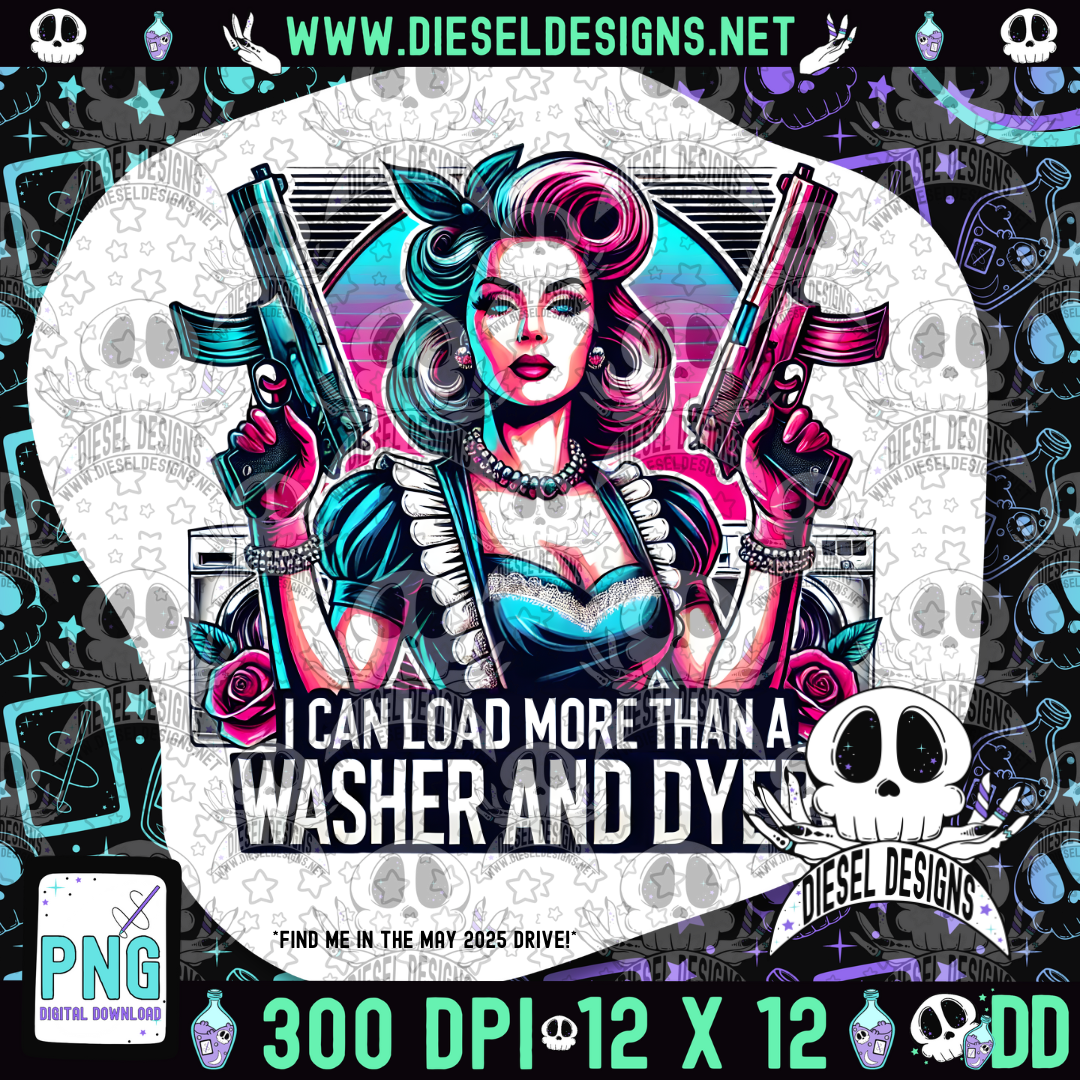 Load More Than A Washer & Dryer PNG  | 300 DPI | Transparent PNG | Digital File Only