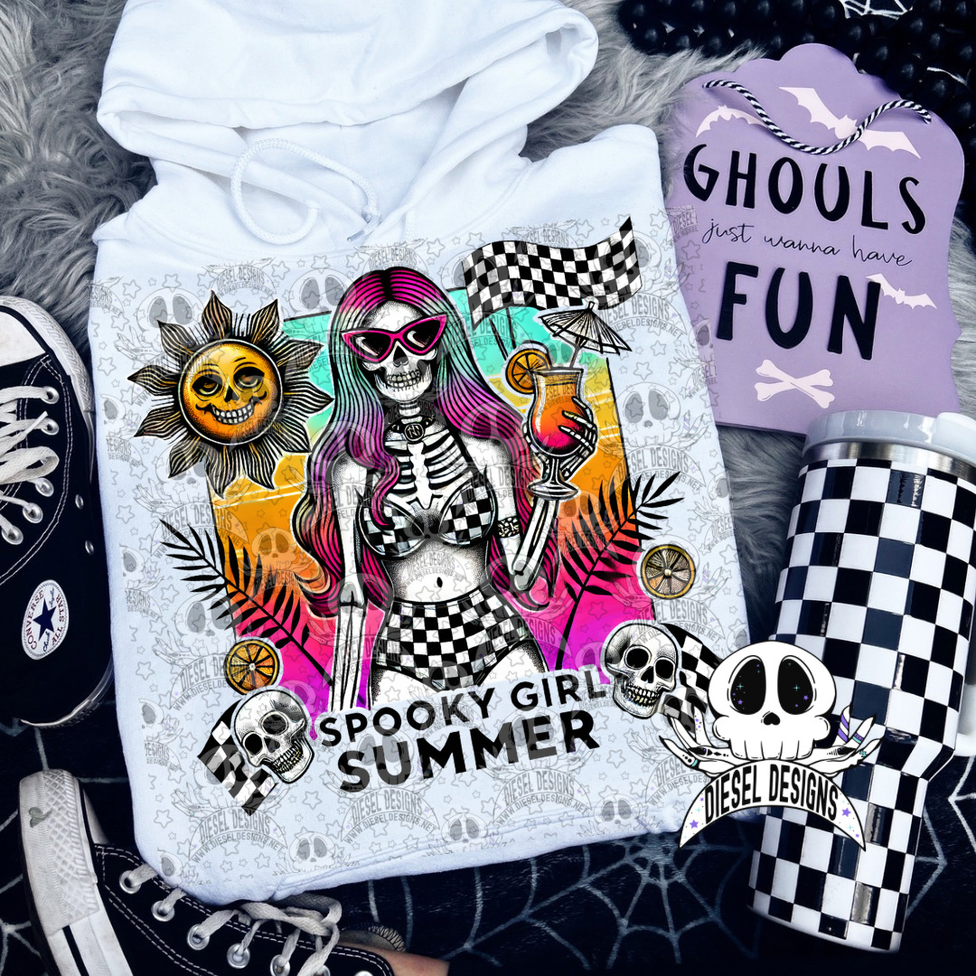 Spooky Girl Summer Name PNG  | 300 DPI | Transparent PNG | Digital File Only