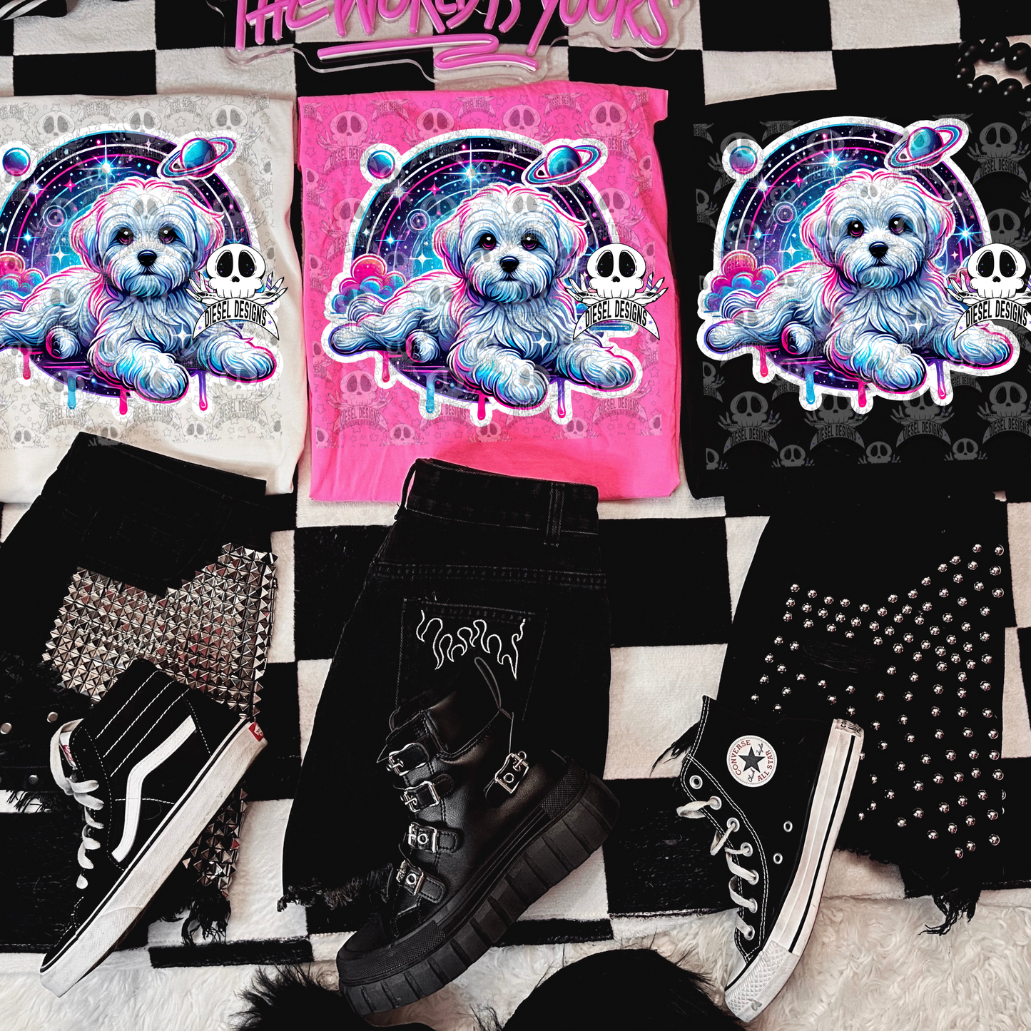 Galaxy Pup PNG  | 300 DPI | Transparent PNG | Digital File Only