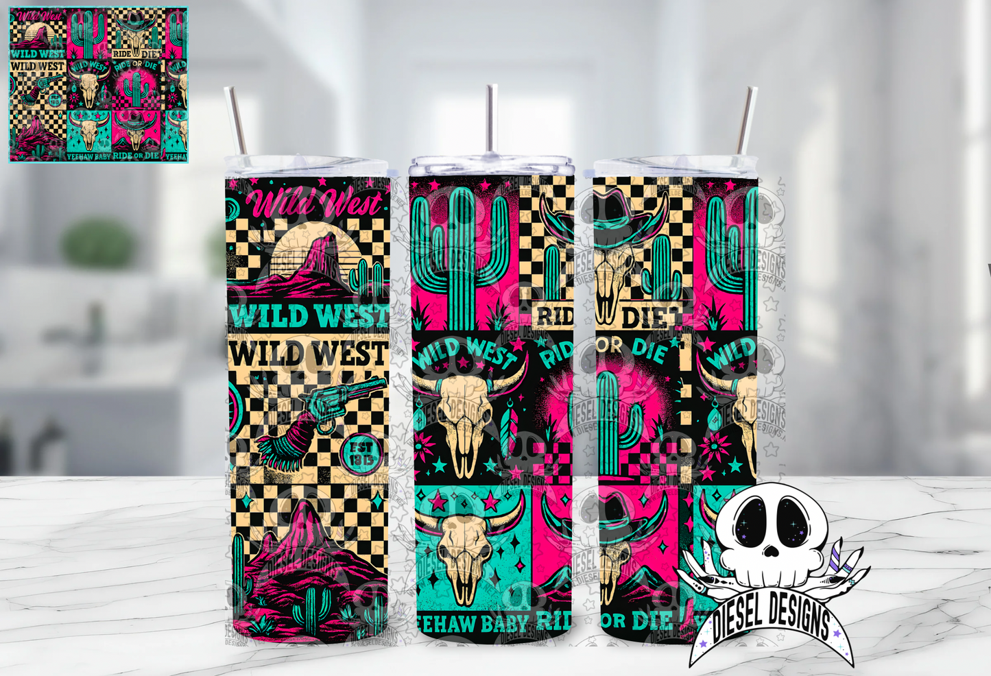 Ride Or Die Tumbler | 20oz. Tumbler Wrap | 300 DPI | Digital File Only