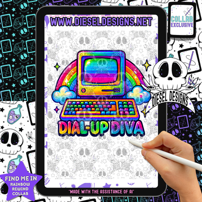 Rainbow Rewind Collab With Rainbow Rat |  Files | PNG | Collab | Tumbler | Seamless