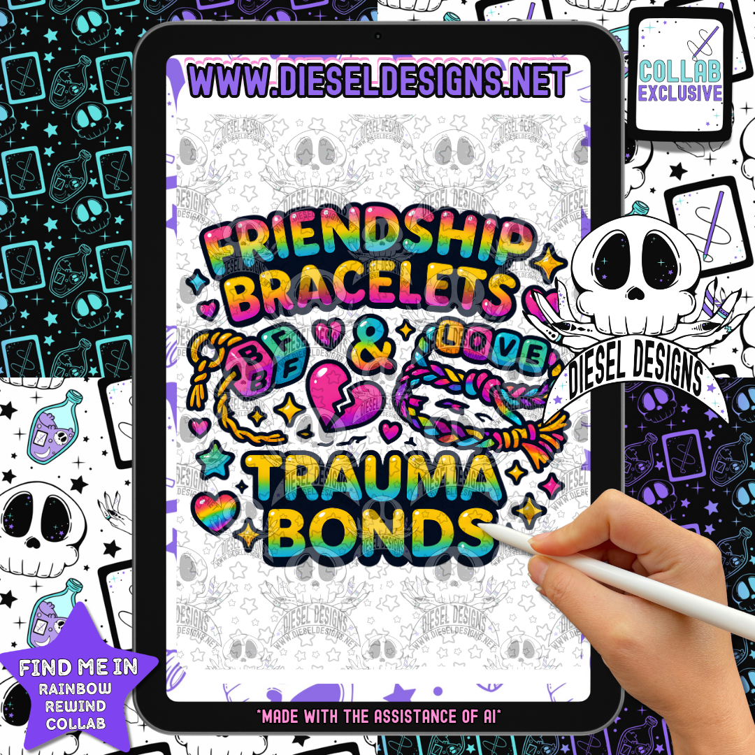 Rainbow Rewind Collab With Rainbow Rat |  Files | PNG | Collab | Tumbler | Seamless