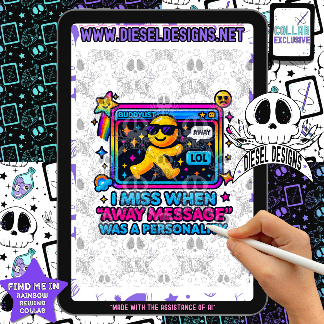 Rainbow Rewind Collab With Rainbow Rat |  Files | PNG | Collab | Tumbler | Seamless