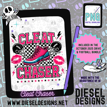 Cleat Chaser PNG  | 300 DPI | Transparent PNG | Digital File Only