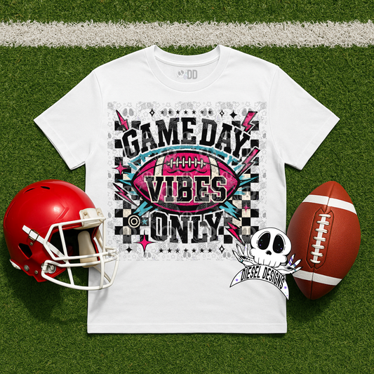 Game Day Vibes PNG  | 300 DPI | Transparent PNG | Digital File Only