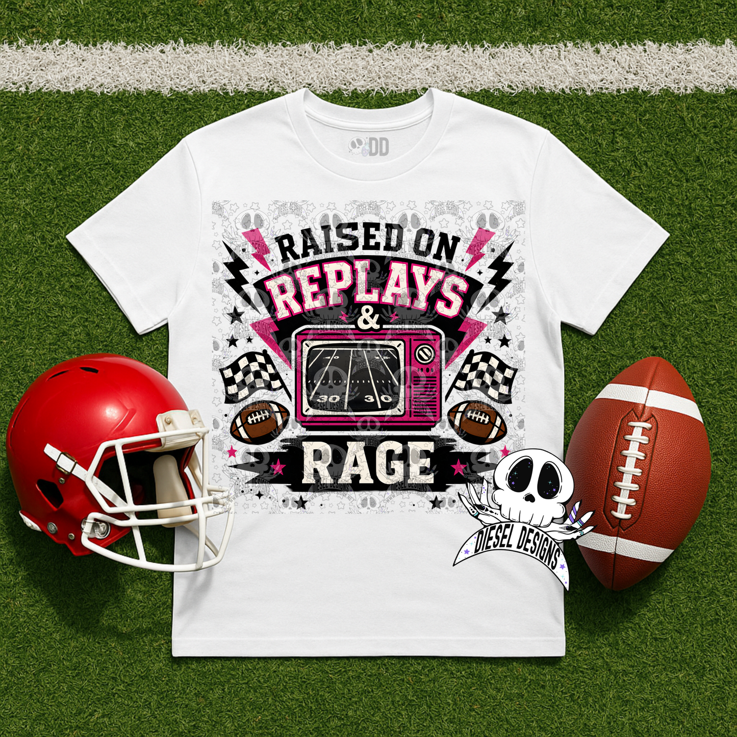 Raised On Replays V1 PNG  | 300 DPI | Transparent PNG | Digital File Only