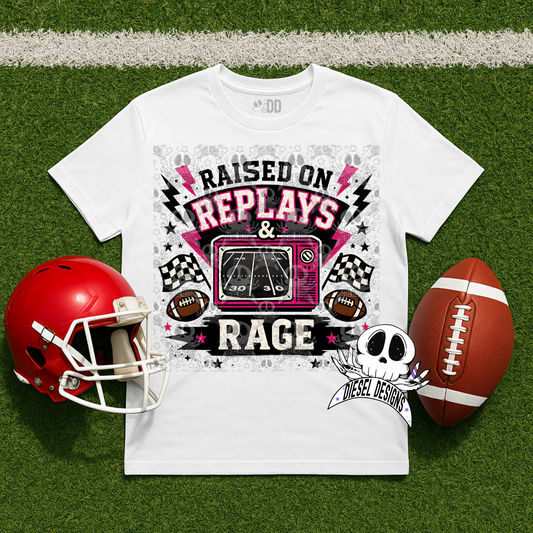 Raised On Replays V1 PNG  | 300 DPI | Transparent PNG | Digital File Only
