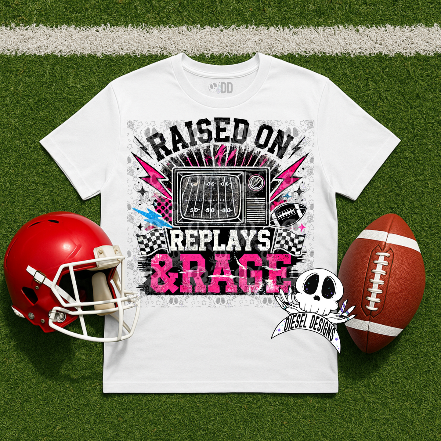 Raised On Replays V2 PNG  | 300 DPI | Transparent PNG | Digital File Only