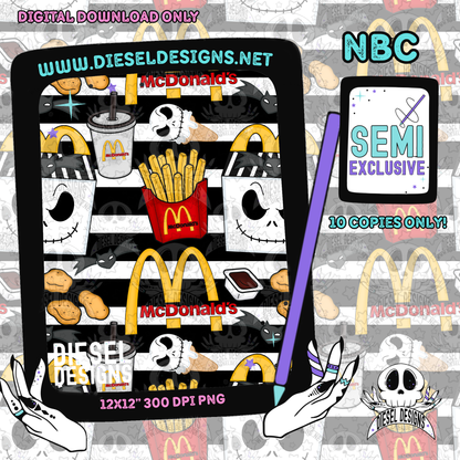 NBC SEMI-EXCLUSIVE | 300 DPI | Transparent PNG | Seamless  | Digital File Only | SEMI-EXCLUSIVE design