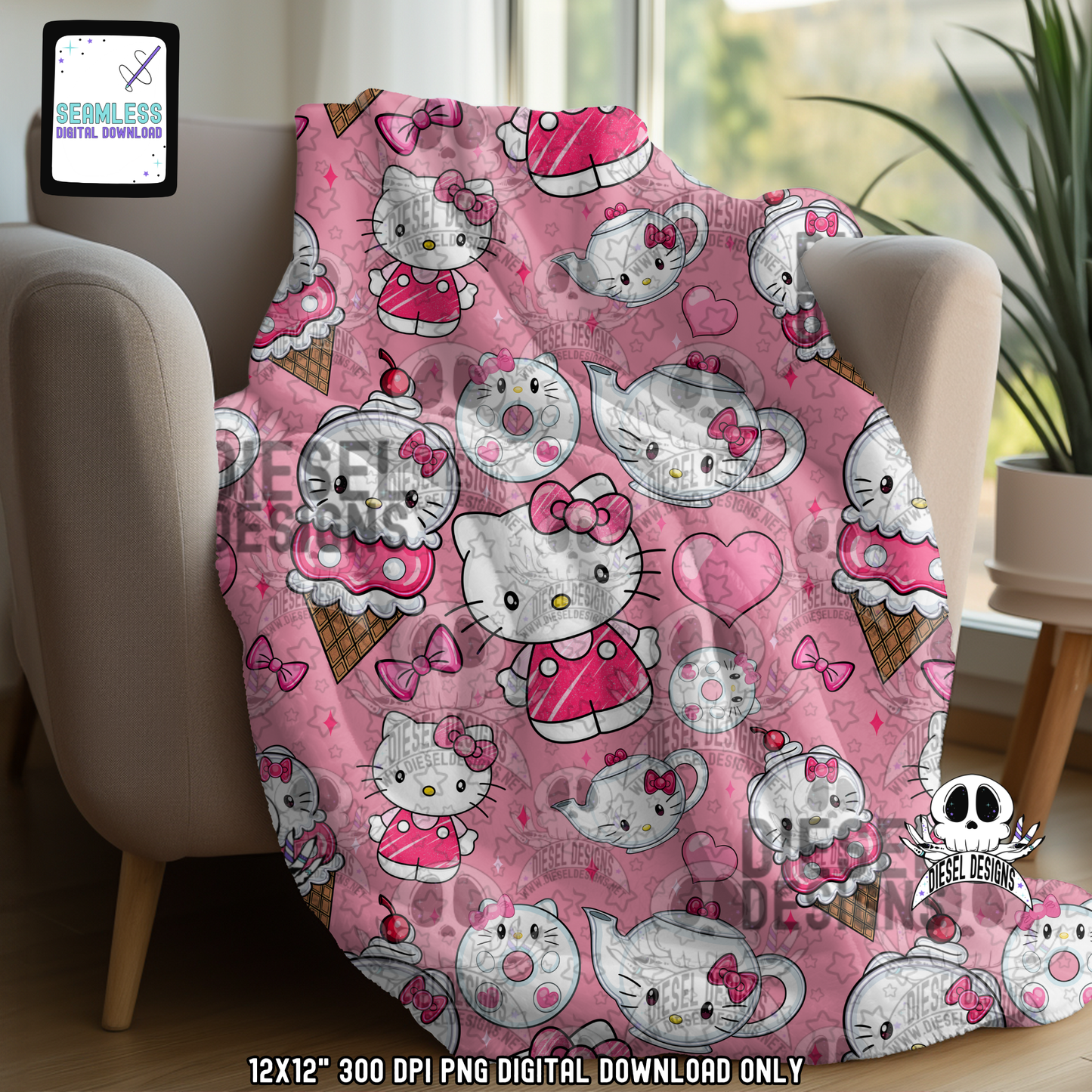 Cute HK SEMI-EXCLUSIVE | 300 DPI | Transparent PNG | Seamless  | Digital File Only | SEMI-EXCLUSIVE design