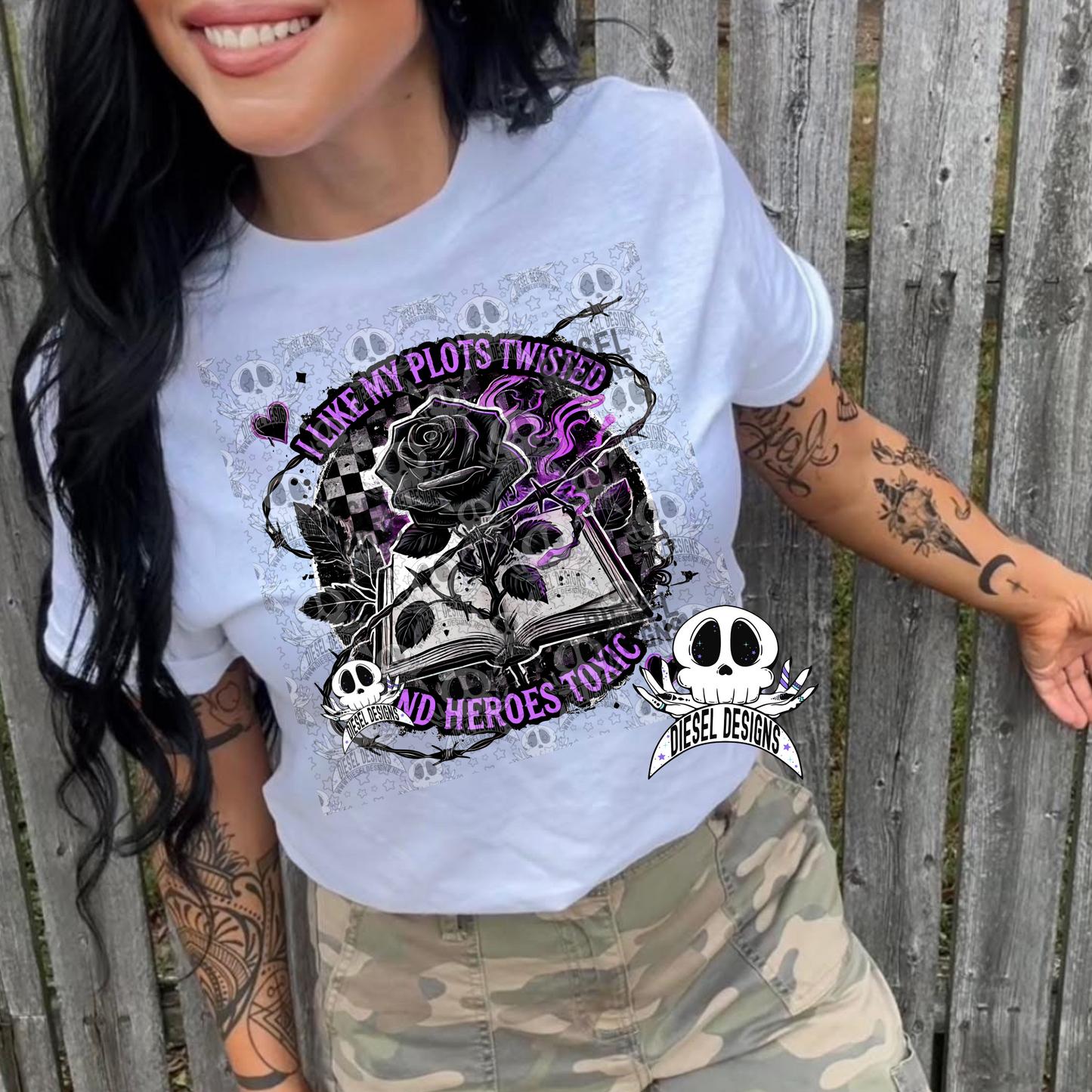 I Like My Plots Twisted Purple PNG  | 300 DPI | Transparent PNG | Digital File Only