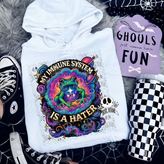 My Immune System Is A Hater V2 PNG  | 300 DPI | Transparent PNG | Digital File Only